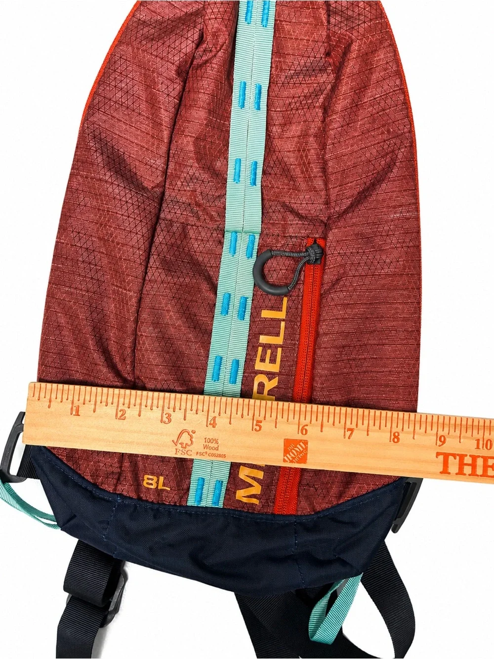 Merrell Crest 8L Sling Bag Lightweight Ripstop Crossbody Daypack Hiking Travel